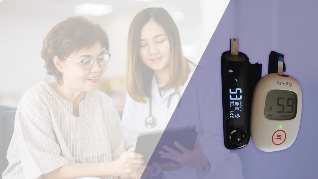 Diabetes-Test-Kit-Blood-Sugar-Tester-with-Voice-Reminder-and-Light-Warning-Blood-Glucose-Monito